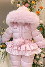 Load image into Gallery viewer, Girls Winter Snowsuit with Detachable Skirt
