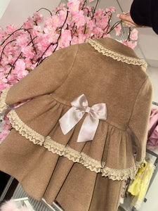 Baby’s Bow & Frilly Jacket