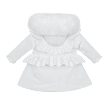 Load image into Gallery viewer, Exclusive White Fur Puff Jacket

