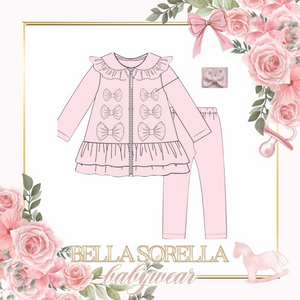 Glitter Bow Tracksuit
