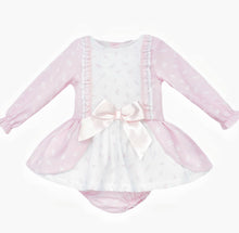 Load image into Gallery viewer, Baby Girls Pink Lacey Dress
