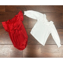 Load image into Gallery viewer, Baby Large Bow Romper with Blouse
