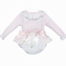 Load image into Gallery viewer, Baby Girls Teddy Frill Romper
