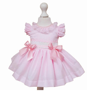 Princess Puff Dress in Lilac, Pink, Lemon & Blue
