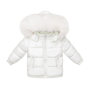 Faux Fur Puff Bomber Jacket