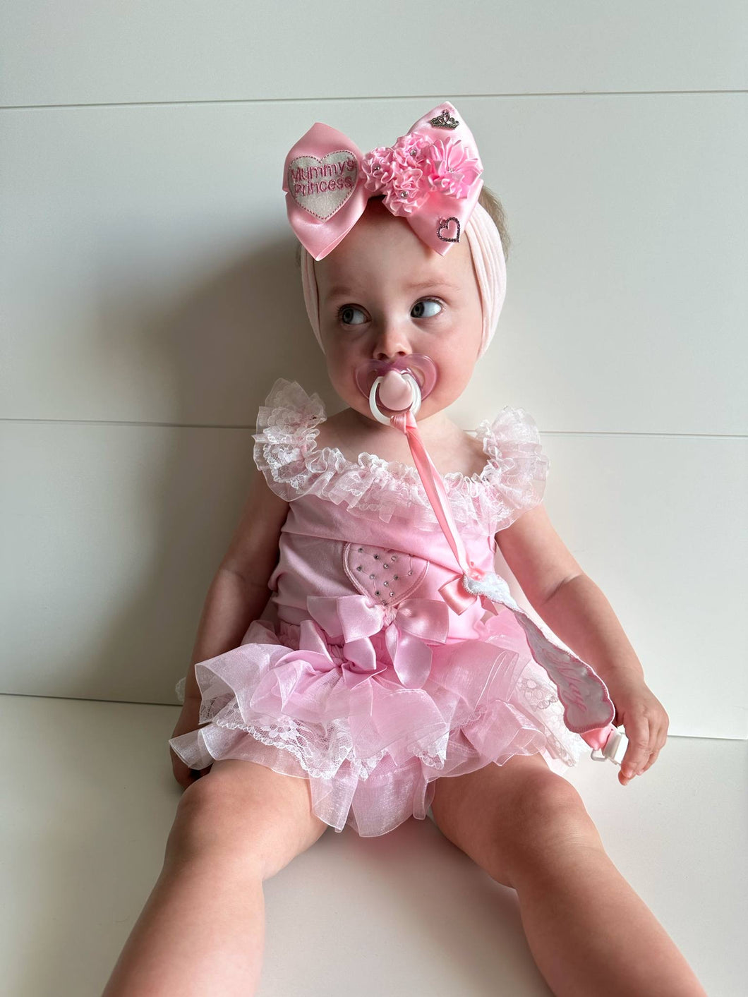 Baby Girls Lemon OR Pink Frilly Set
