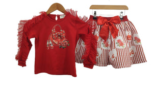 Baby Girls Skirt Set with Frills