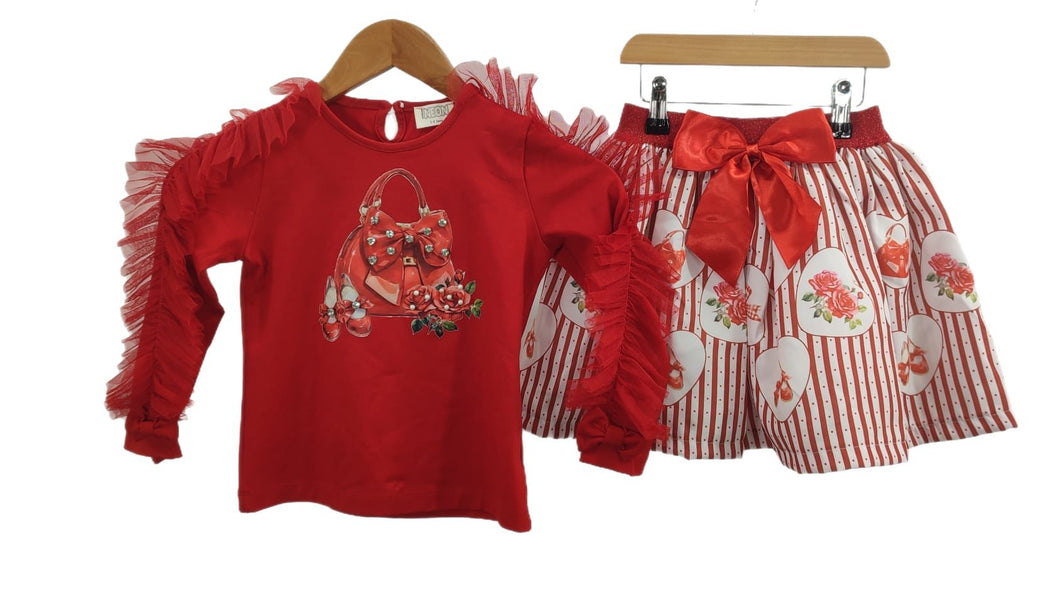 Baby Girls Skirt Set with Frills