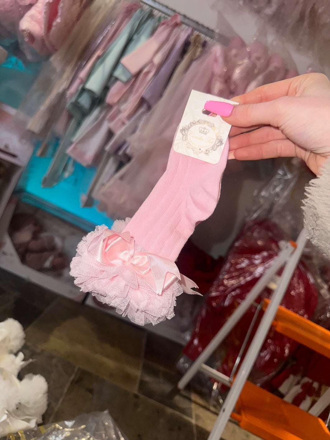 £1 ruffle socks