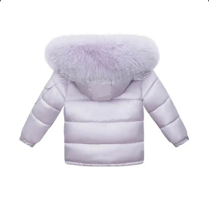 Faux Fur Puff Bomber Jacket
