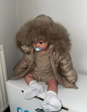 Load image into Gallery viewer, Exclusive Bella Puff Bomber Jacket - Irish Cream
