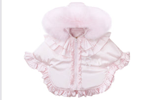 Exclusive Faux Fur Puff Cape