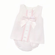 Load image into Gallery viewer, Baby Girl Bow Dress with Bloomers
