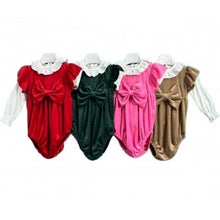 Load image into Gallery viewer, Baby Large Bow Romper with Blouse
