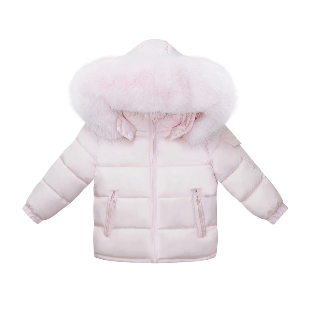 Faux Fur Puff Bomber Jacket