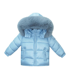 Faux Fur Puff Bomber Jacket