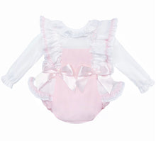 Load image into Gallery viewer, Baby Girls Pink Frilly Two Piece
