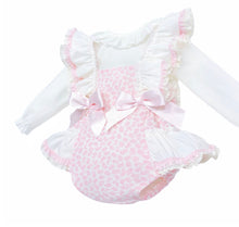 Load image into Gallery viewer, Baby Girls Pink Frilly Two Piece
