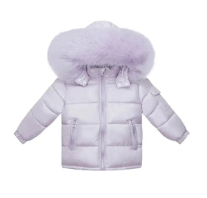 Faux Fur Puff Bomber Jacket