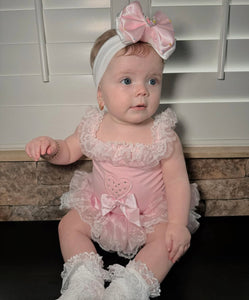 Baby Girls Lemon OR Pink Frilly Set