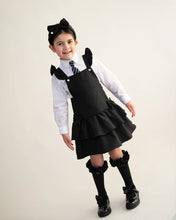 Load image into Gallery viewer, Caramelo Girls School Pinafore with Bows
