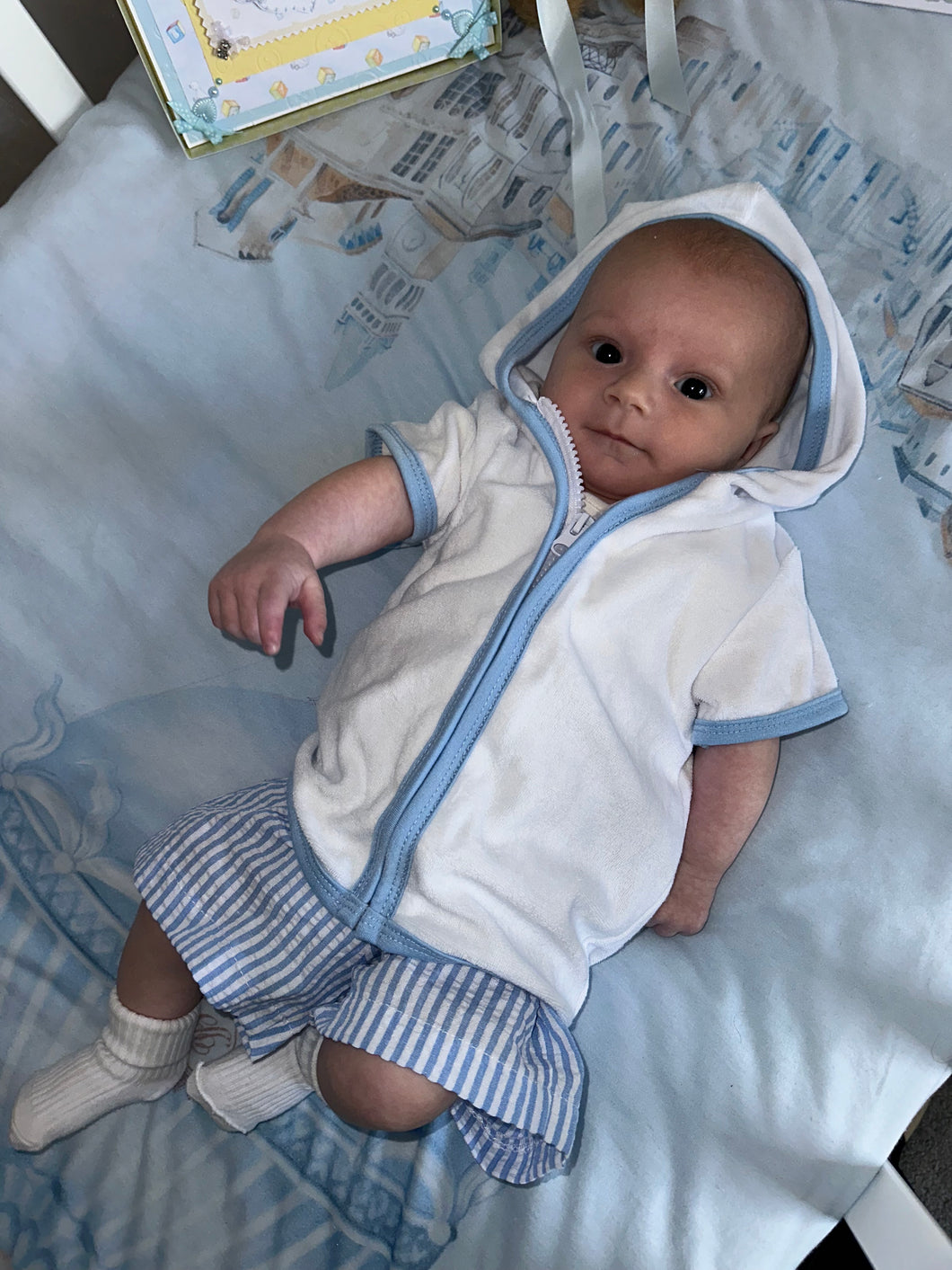 Boys Summer Towel Set - Blue