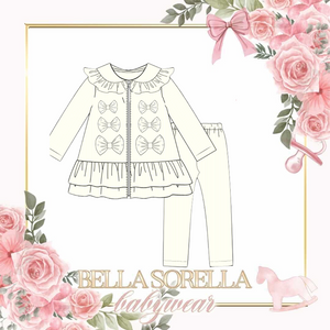 Glitter Bow Tracksuit