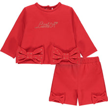 Load image into Gallery viewer, ADEE Red Bow Set - 18m
