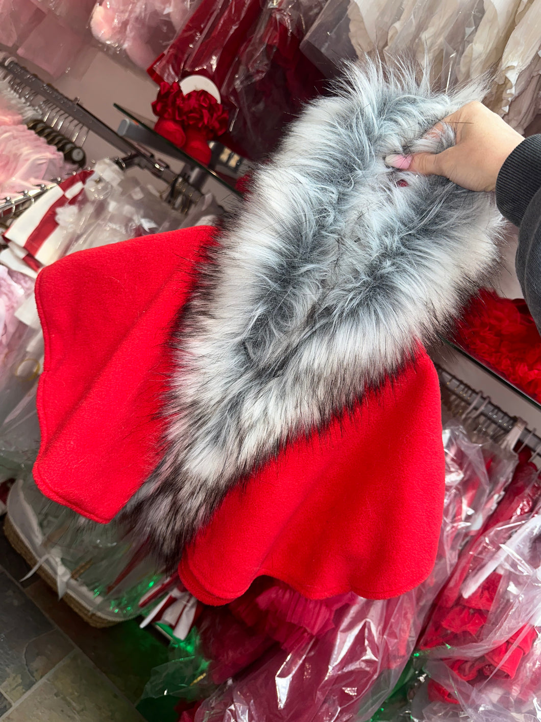 Red Furry Cape