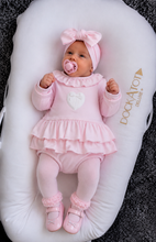 Load image into Gallery viewer, Baby Girls Portiá Pink Romper
