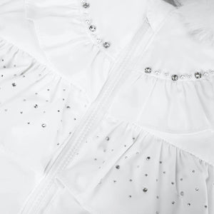 Exclusive White Fur Puff Jacket