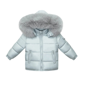Faux Fur Puff Bomber Jacket