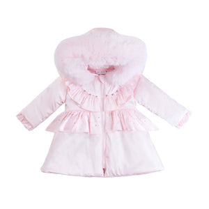 Exclusive Pink Fur Puff Jacket