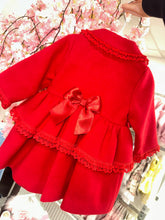 Load image into Gallery viewer, Baby’s Bow &amp; Frilly Jacket
