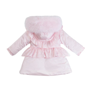 Exclusive Pink Fur Puff Jacket