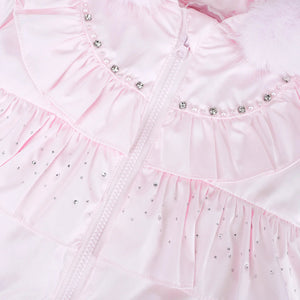 Exclusive Pink Fur Puff Jacket
