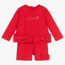 Load image into Gallery viewer, ADEE Red Bow Set - 18m

