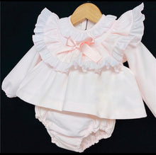 Load image into Gallery viewer, Baby Girls Waffle Two Piece
