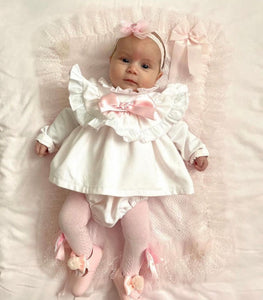 Baby Girls Waffle Two Piece