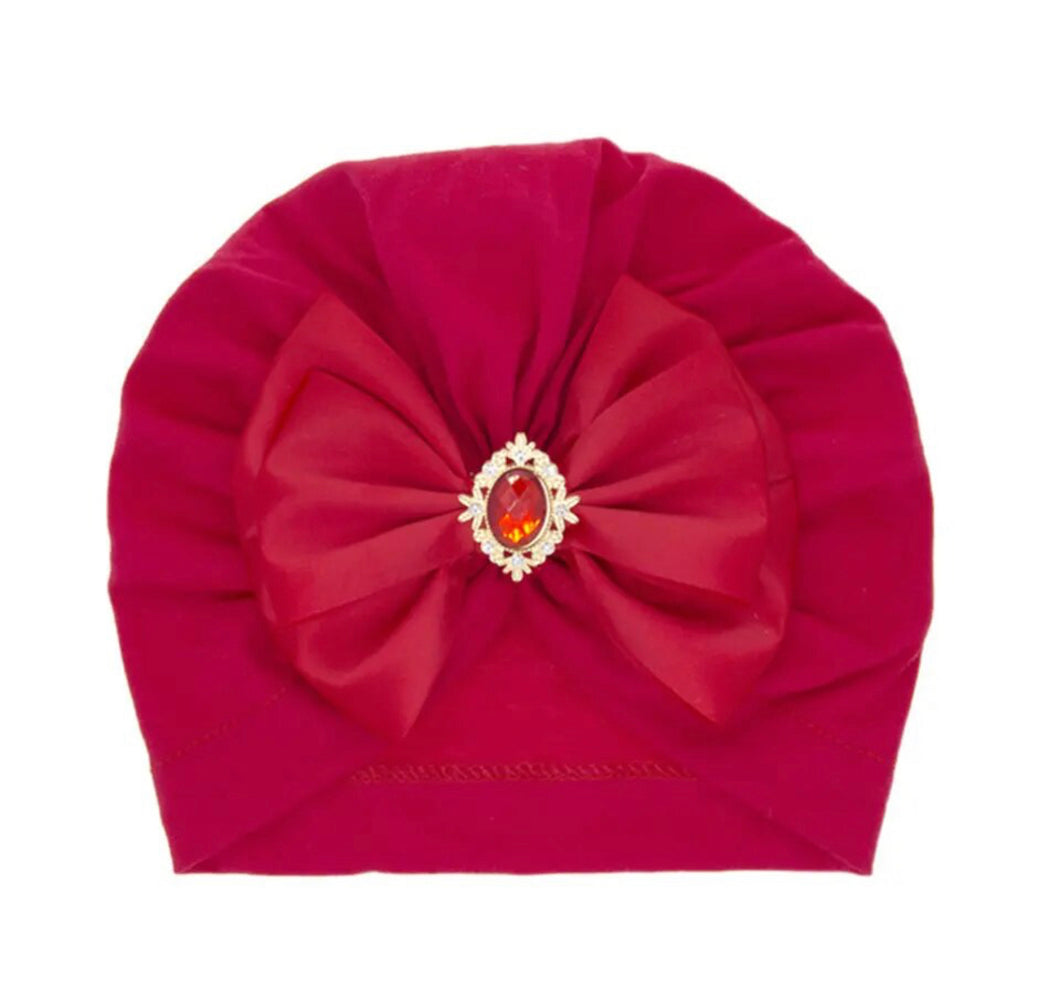 Diamonte Bow Turban