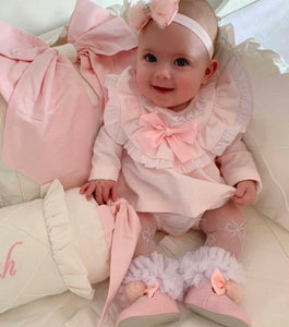 Baby Girls Waffle Two Piece