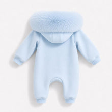 Load image into Gallery viewer, Baby Blue Double Bow All in One
