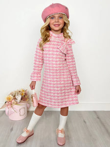 Pink Chanelia Tweed Dress