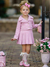 Load image into Gallery viewer, Vienniea Tweed Two Piece Skirt Set
