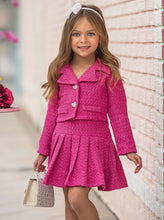 Load image into Gallery viewer, Cienna Barrie Blazer and Pleated Skirt Set
