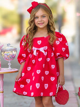 Load image into Gallery viewer, Cutie Pie Puff Sleeve Dress
