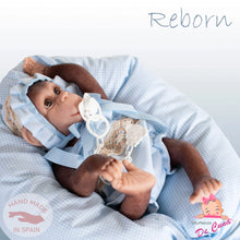 Load image into Gallery viewer, Reborn Silicone Feel Monkey with Blue Romper
