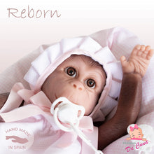 Load image into Gallery viewer, Reborn Silicone Feel Monkey with Pink Dress
