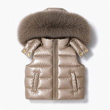 Load image into Gallery viewer, Irish Cream Faux Padded Gilet
