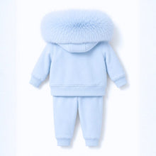 Load image into Gallery viewer, Signature Faux Furhood Double Bow Two Piece
